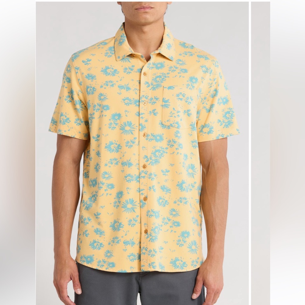 Travis Matthew Coconut Shrimp button up